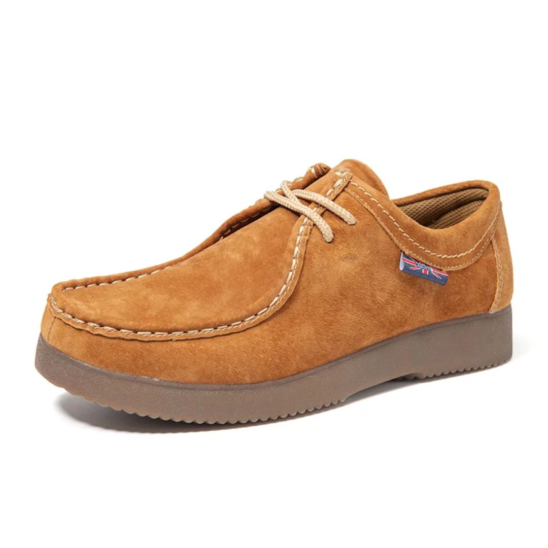 Haferlschuhe - Herren Wildleder Gelb Oktoberfest-Chaps Herrenmode