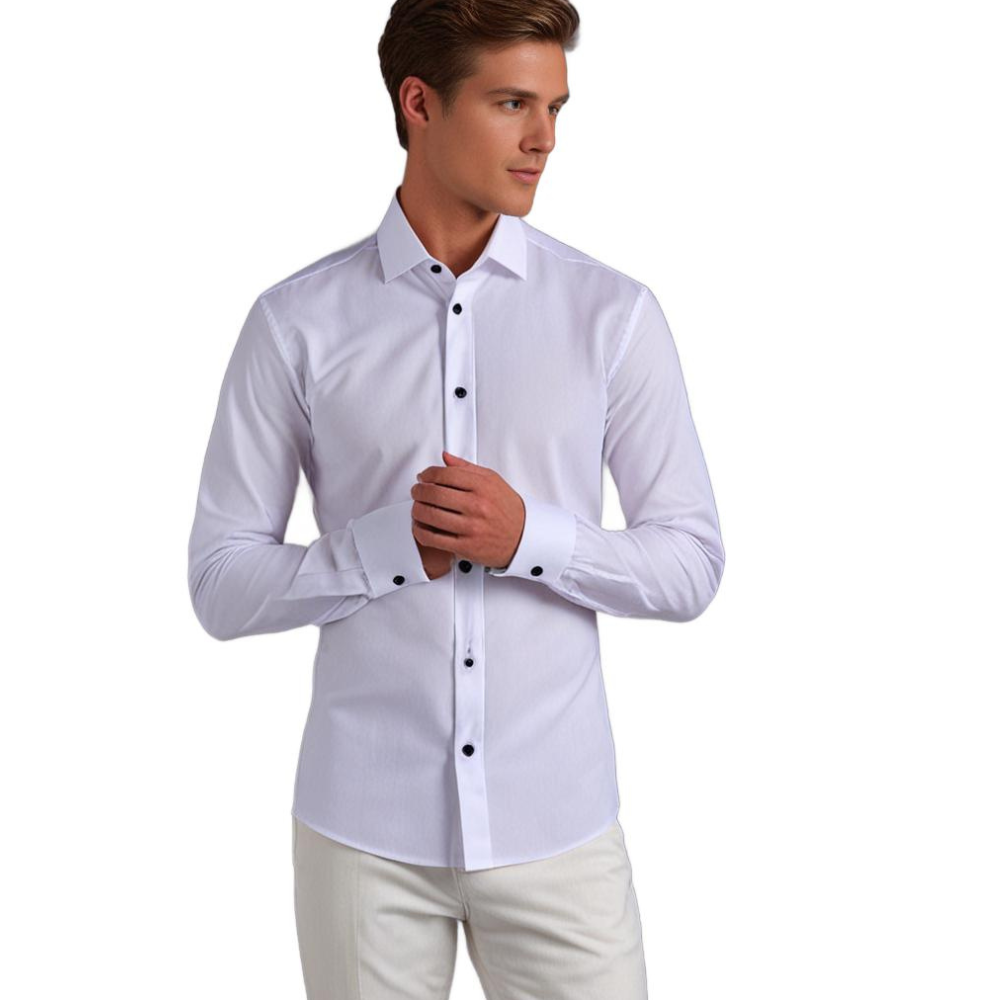 Hemd | Stretch | Bügelfrei | Knopfleiste | Herrenhemden-Chaps Herrenmode