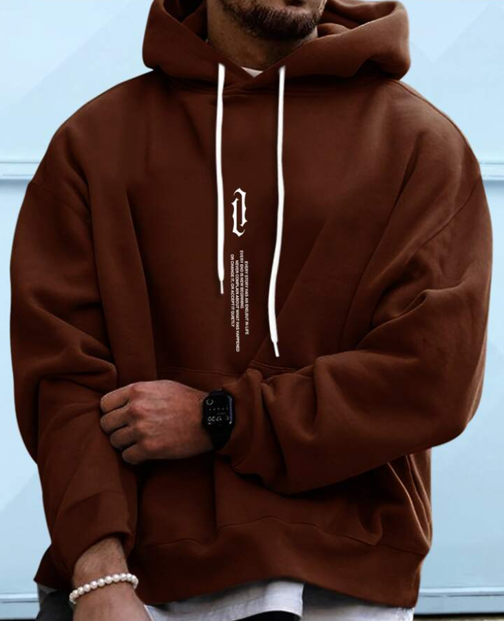 Herren Hoodie - Gemütlich - Lose Passform - Pullover Hoodie - Herrenbekleidung-Chaps Herrenmode