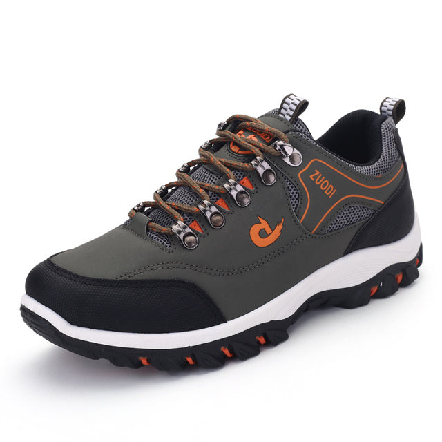 Herrenschuhe – Outdoor – Schnürschuhe – Wanderschuhe – Wanderschuhe-Grün-38-Chaps Herrenmode