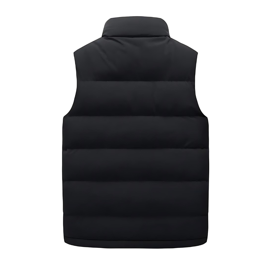 Puffer Vest – Ärmellose Weste mit Reißverschluss für Männer-Chaps Herrenmode