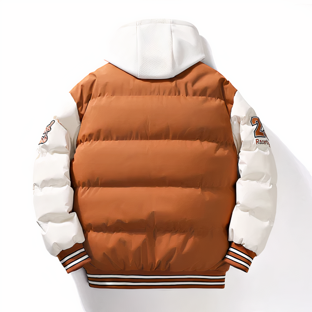 Pufferjacke - Kapuze - Zip-Up - Bomberjacke - Winterjacke für Männer-Chaps Herrenmode