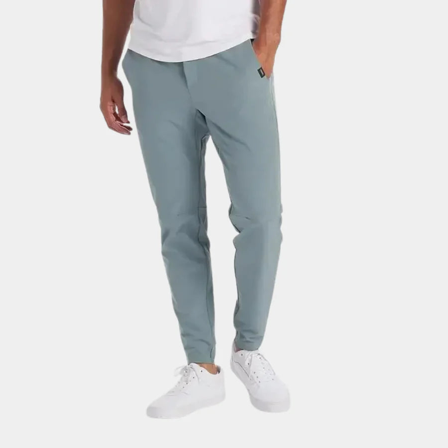 Stretch-Hose – Lässig – Bequem – Schmale Passform – Herrenhose-Himmelblau-XS-Chaps Herrenmode