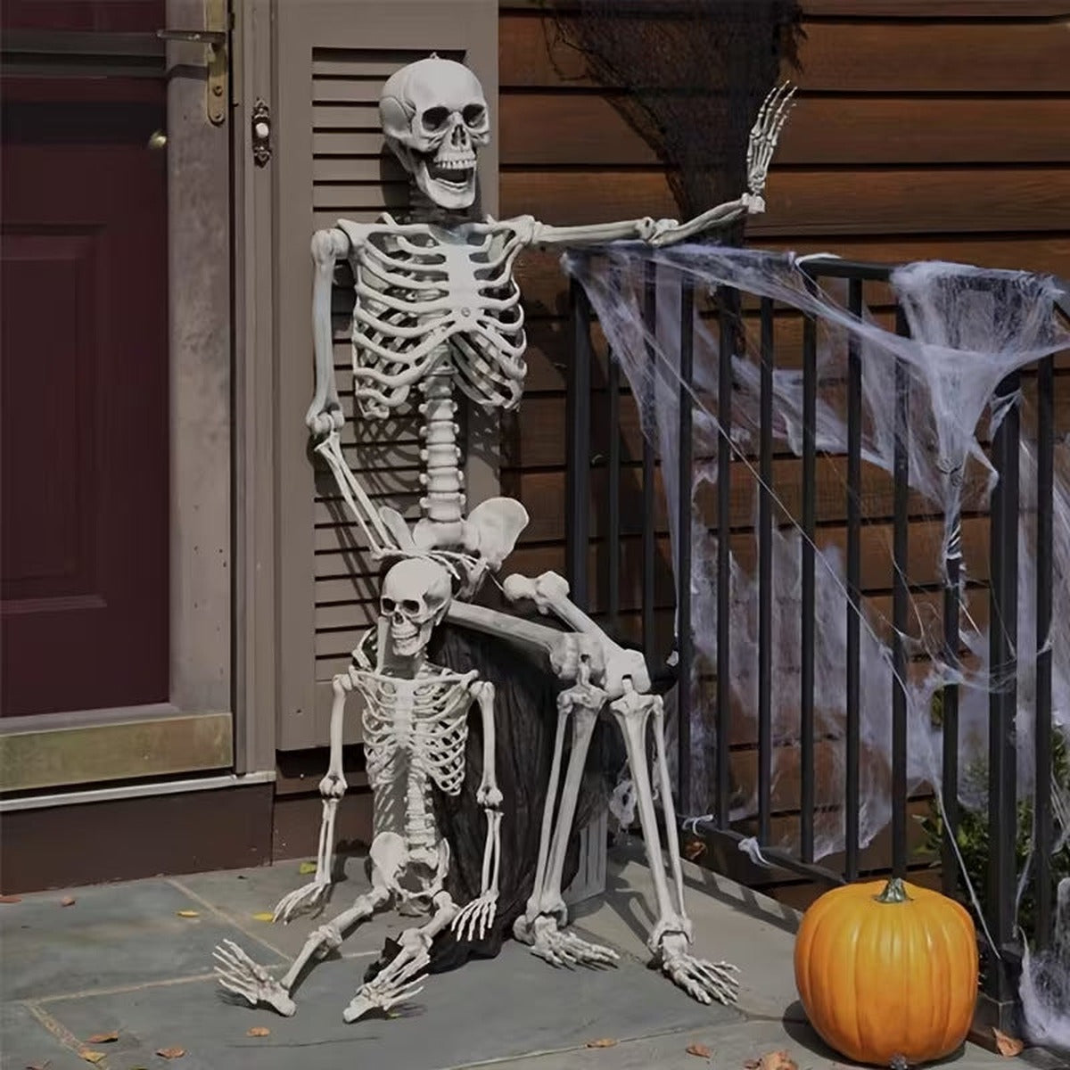 Halloween-Skelett | Bewegliche Gelenke | 5 Modelle | Deko-Chaps Herrenmode