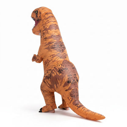 Aufblasbares Dino-Kostüm | T-Rex | Gebläse | Erwachsene | Halloween-Chaps Herrenmode
