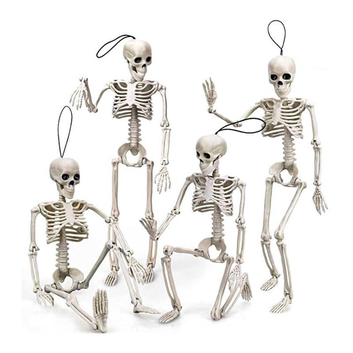 Halloween-Skelett | Bewegliche Gelenke | 5 Modelle | Deko-Chaps Herrenmode