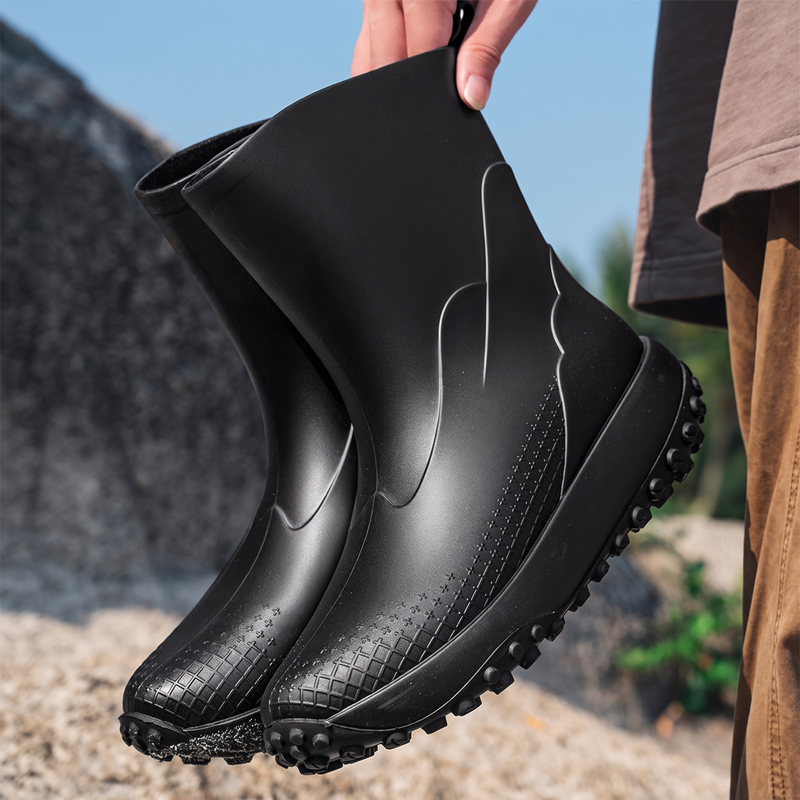 Gummistiefel für Herren in Schwarz