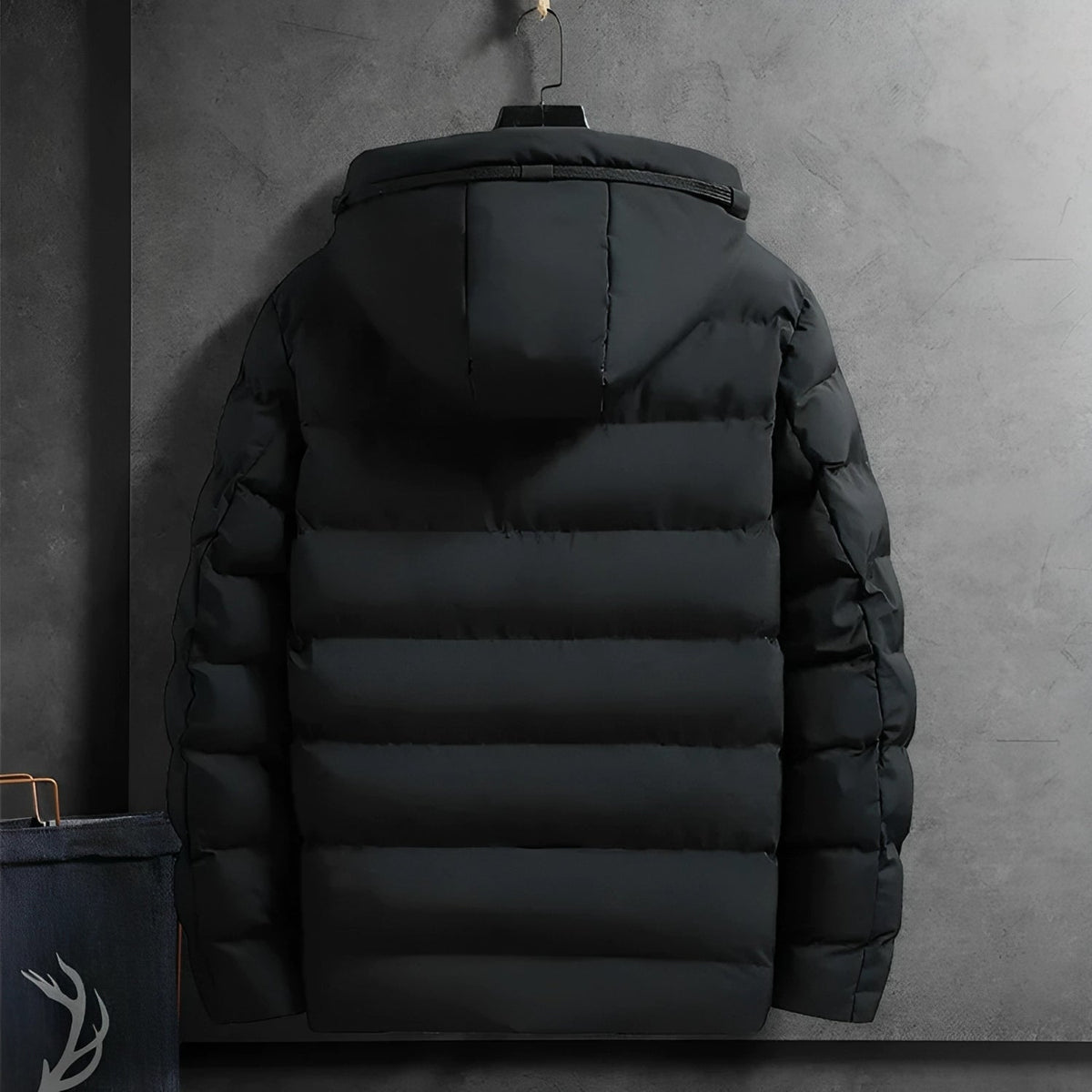 Parka | Herren | Wasserdicht | Fleecefutter | Verstellbare Kapuze | Reißverschluss | Mehrere Taschen | Leicht-Chaps Herrenmode