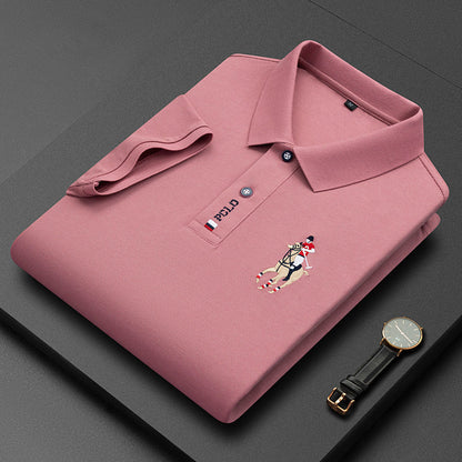 Adolfo Cambiaso Gesticktes Polo-Rosa-XS-Chaps Herrenmode