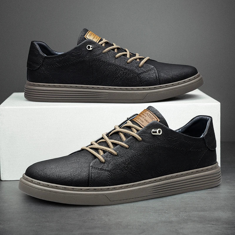 Alltags-Sneakers – Schnürbare Slip-On-Sneakers für Männer-Chaps Herrenmode