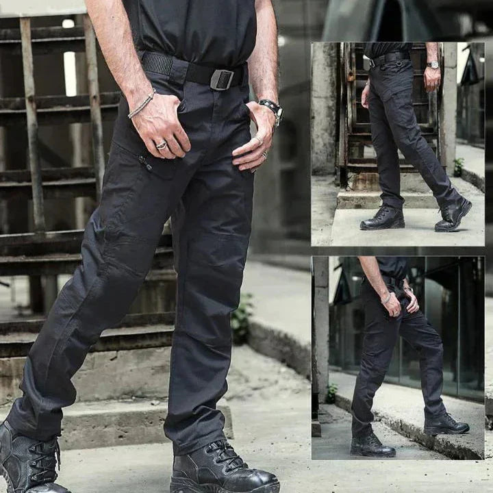Arbeitshosen – wasserdichte Cargohosen mit geradem Bein für Herren-Schwarz-S-Chaps Herrenmode