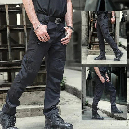 Arbeitshosen – wasserdichte Cargohosen mit geradem Bein für Herren-Schwarz-S-Chaps Herrenmode