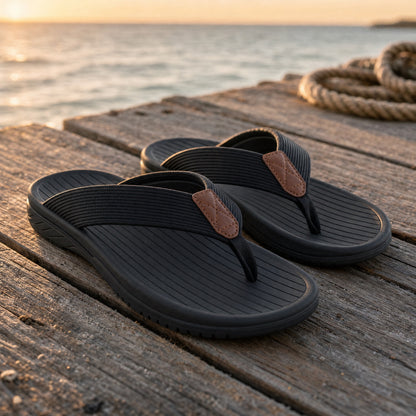 Badelatschen Timo | Bequeme Flip Flops für Herren-Chaps Herrenmode