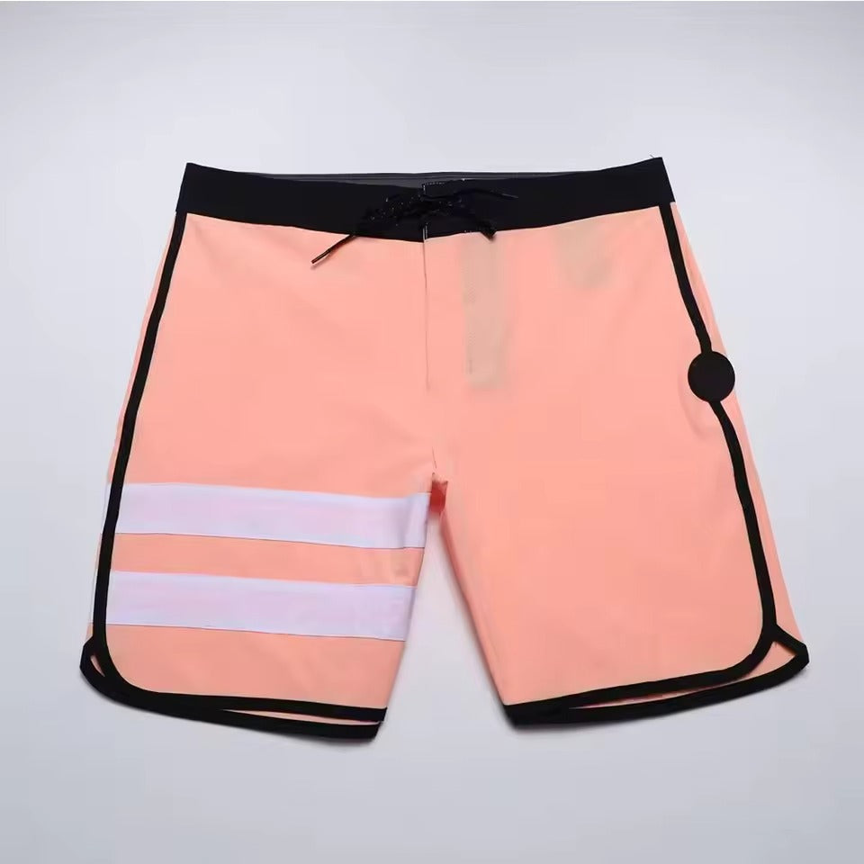 Badeshorts Kai | Schnelltrocknende Surfshorts für Herren-Rosa-S-Chaps Herrenmode