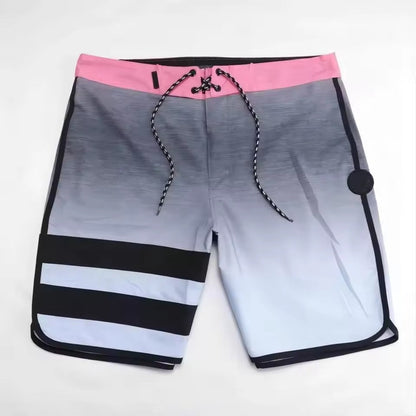Badeshorts Kai | Schnelltrocknende Surfshorts für Herren-Verwaschenes Grau-S-Chaps Herrenmode