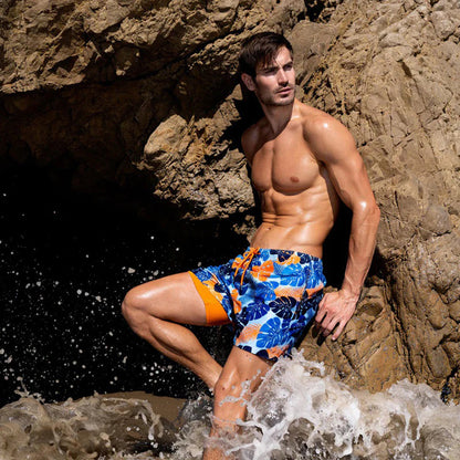Badeshorts – Kordelzug – 2-in-1 – Boardshorts – Bademode für Männer-Chaps Herrenmode