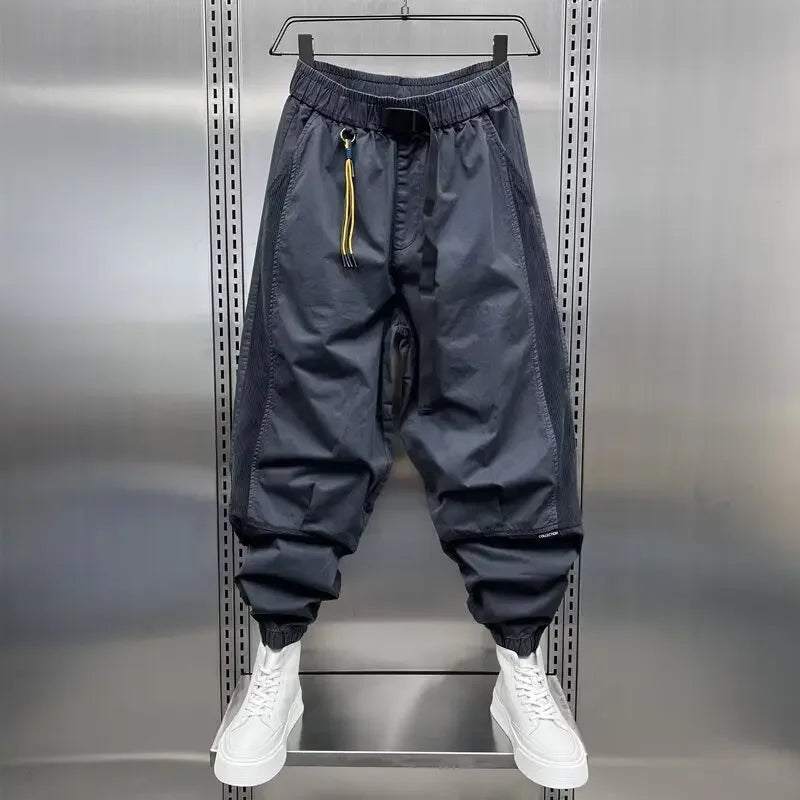 Baggy Pants - Elastic Waist Loose Fit Track Pants für Männer-Chaps Herrenmode
