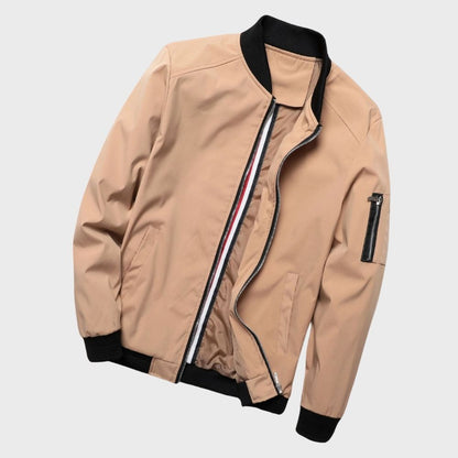 Bomberjacke | Reißverschluss | Winddicht | Leichte Jacke | Herrenjacke-Chaps Herrenmode