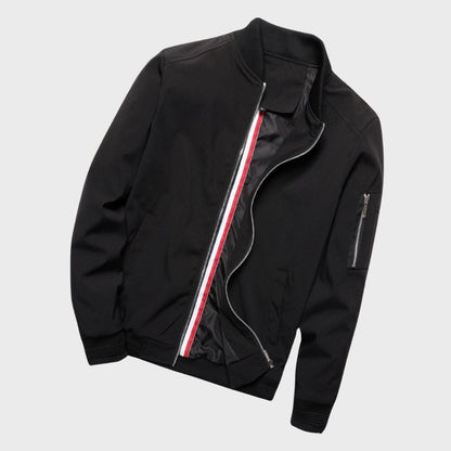 Bomberjacke | Reißverschluss | Winddicht | Leichte Jacke | Herrenjacke-Chaps Herrenmode