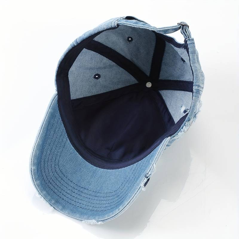 Cap Jona | Verstellbare Denim-Kappe im Used-Look-Chaps Herrenmode
