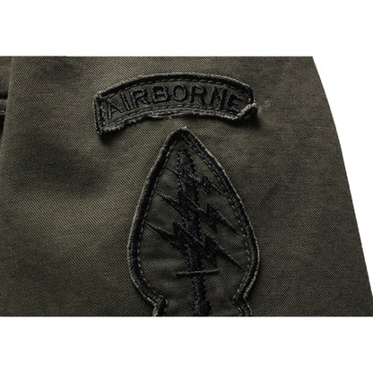 Cargo Jacke - Army grün - Feldjacke - Militärische Einsatzjacke - Herrenjacke-Chaps Herrenmode