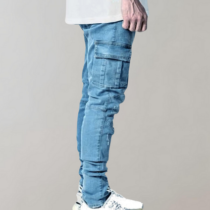 Cargo Jeans - Slim fit - Stretch - Skinny Jeans - Herrenjeans-Chaps Herrenmode