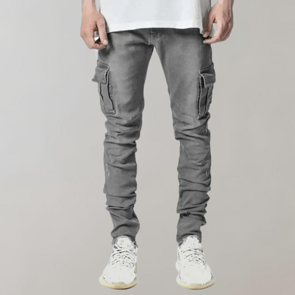 Cargo Jeans - Slim fit - Stretch - Skinny Jeans - Herrenjeans-Chaps Herrenmode