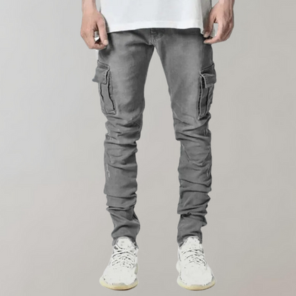 Cargo Jeans - Slim fit - Stretch - Skinny Jeans - Herrenjeans-Chaps Herrenmode