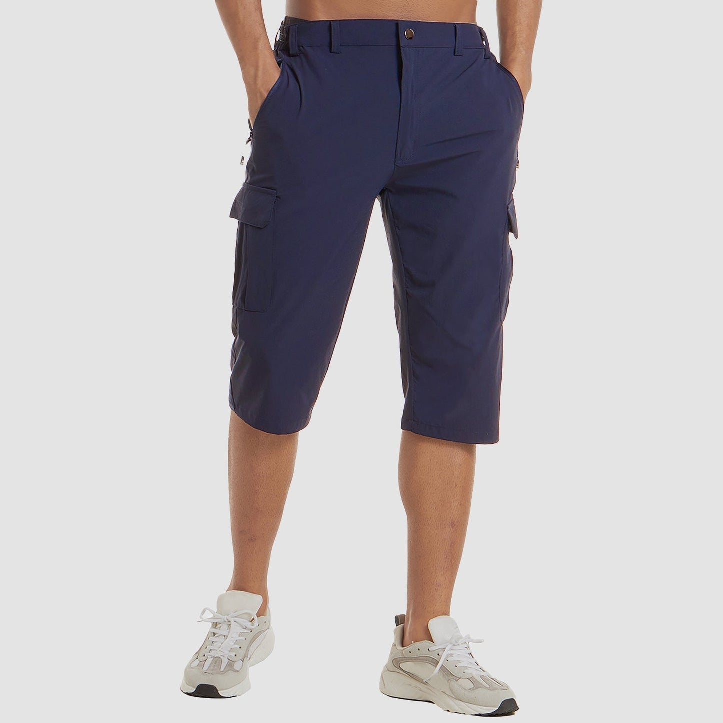 Cargo-Shorts – Lässige, schnell trocknende lange Cargo-Shorts für Männer-Chaps Herrenmode