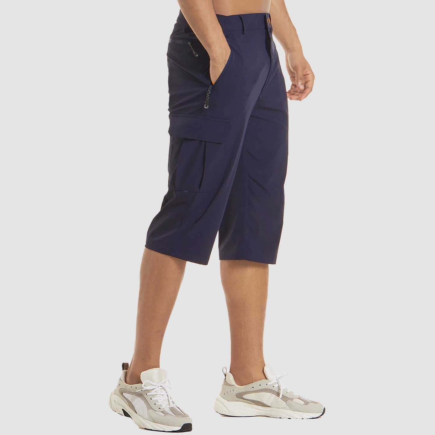 Cargo-Shorts – schnell trocknende lange Shorts für Herren – Caprihosen-Chaps Herrenmode