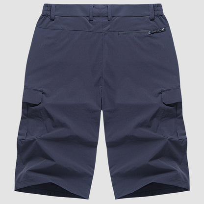 Cargo-Shorts – schnell trocknende lange Shorts für Herren – Caprihosen-Chaps Herrenmode
