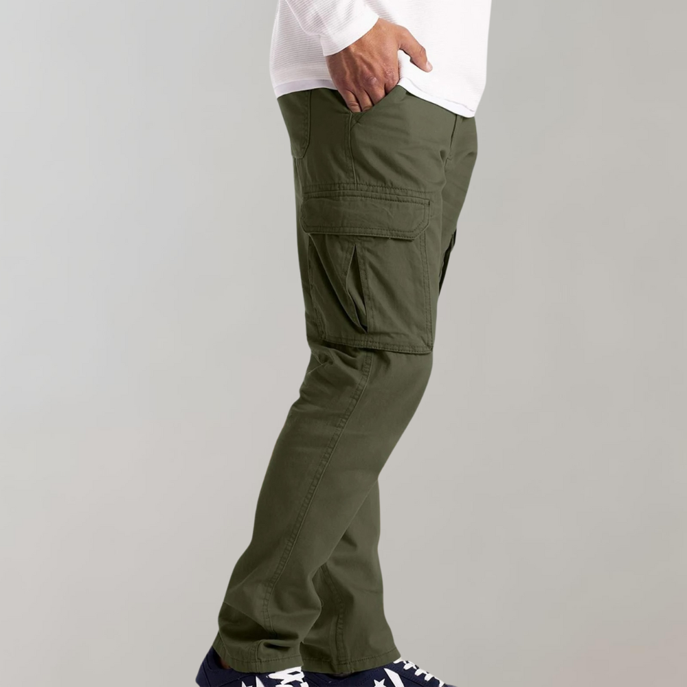 Cargohosen | Gerades Bein | Taschen | Freizeithosen | Herrenhosen-Chaps Herrenmode