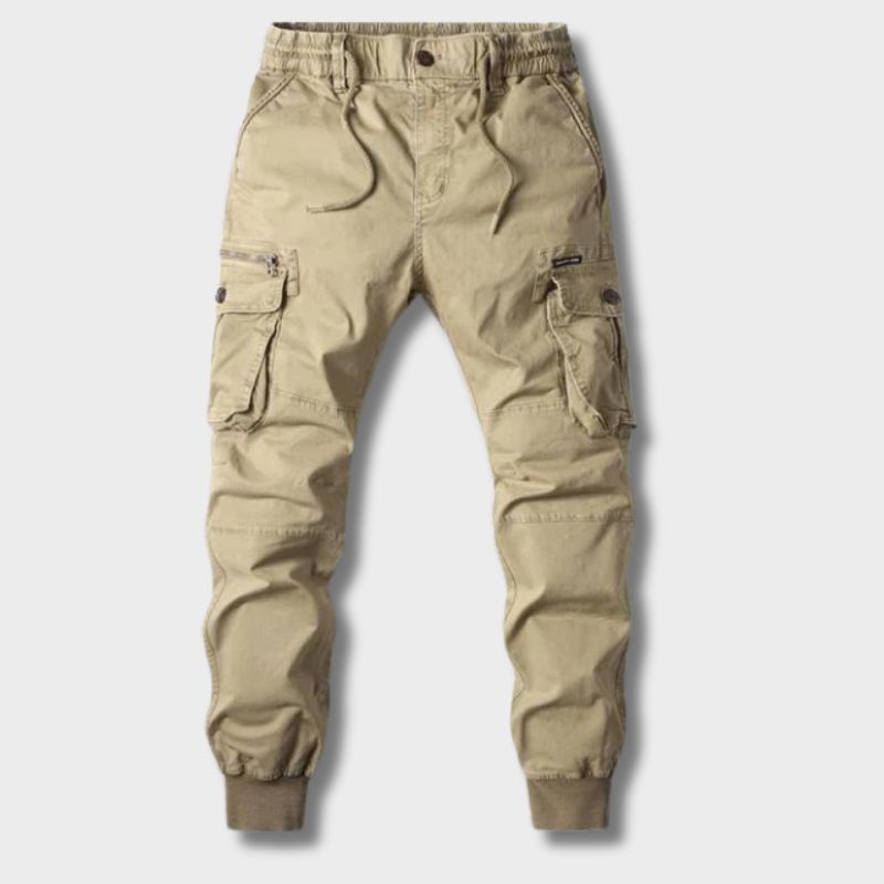 Cargohosen | Kordelzug | Elastische Taille | Herrenhosen | Jogginghosen-Chaps Herrenmode