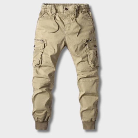 Cargohosen | Kordelzug | Elastische Taille | Herrenhosen | Jogginghosen-Chaps Herrenmode