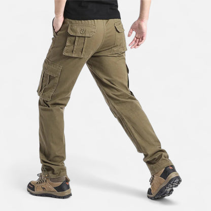Cargohosen – Lässig – Gerades Bein – Taktische Hosen – Herrenhosen-Chaps Herrenmode