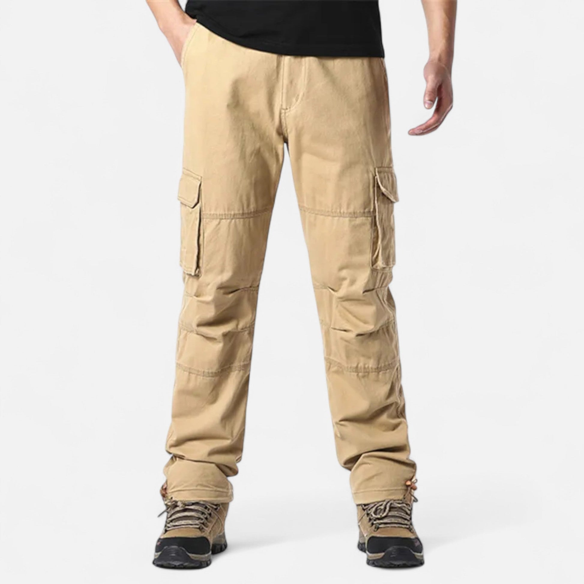Cargohosen – Lässig – Gerades Bein – Taktische Hosen – Herrenhosen-Chaps Herrenmode