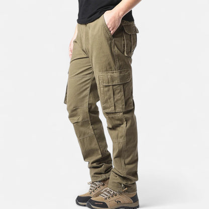 Cargohosen – Lässig – Gerades Bein – Taktische Hosen – Herrenhosen-Militärgelb-M-Chaps Herrenmode