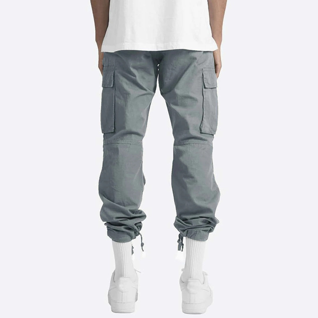 Cargohosen – gerade geschnittenes Bein – Taschen – Cargojogginghosen – Herrenhosen-Chaps Herrenmode