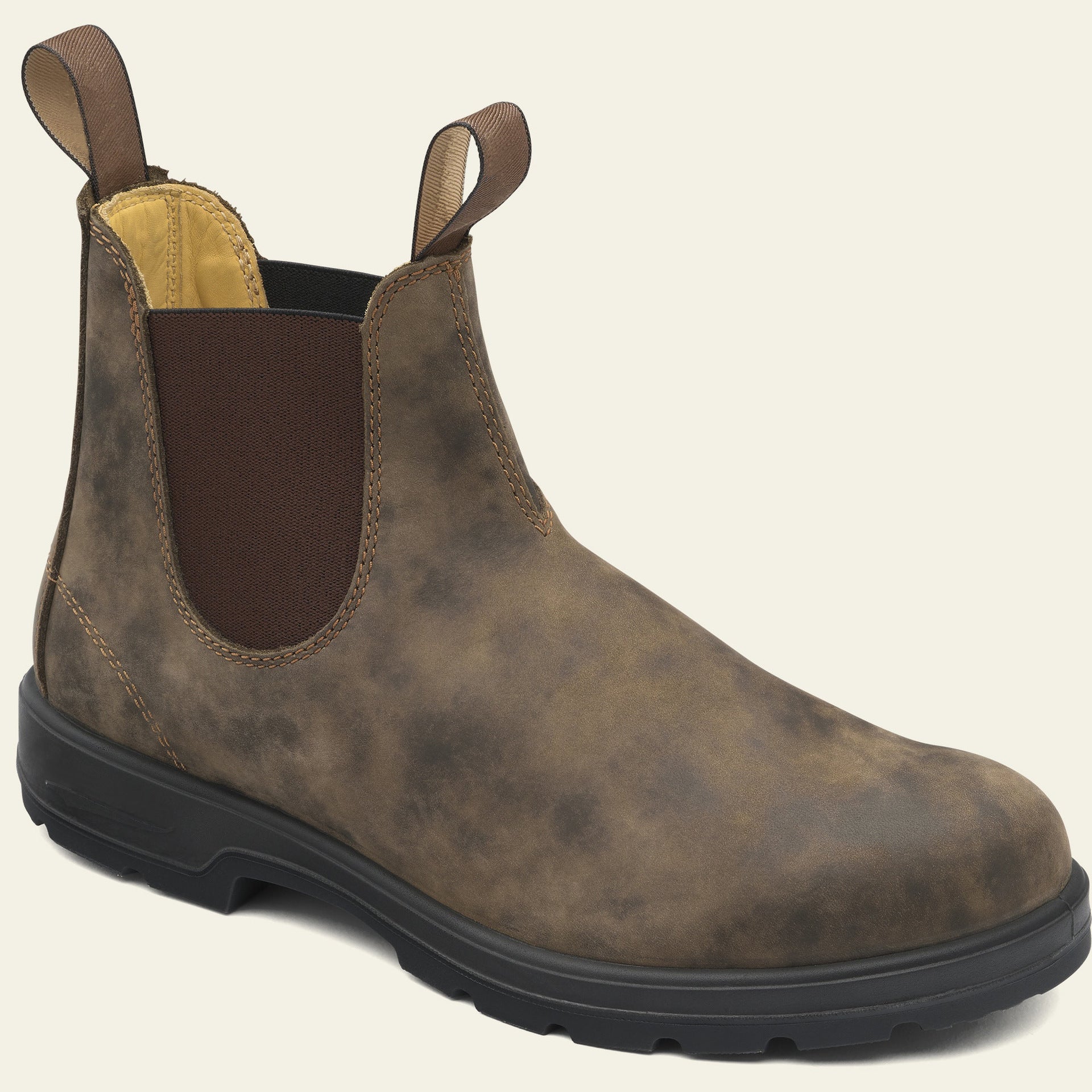 Chelsea Boots | Slip-On | Wasserdicht | Ankle Boots | Herrenstiefel-Braun-39-Chaps Herrenmode