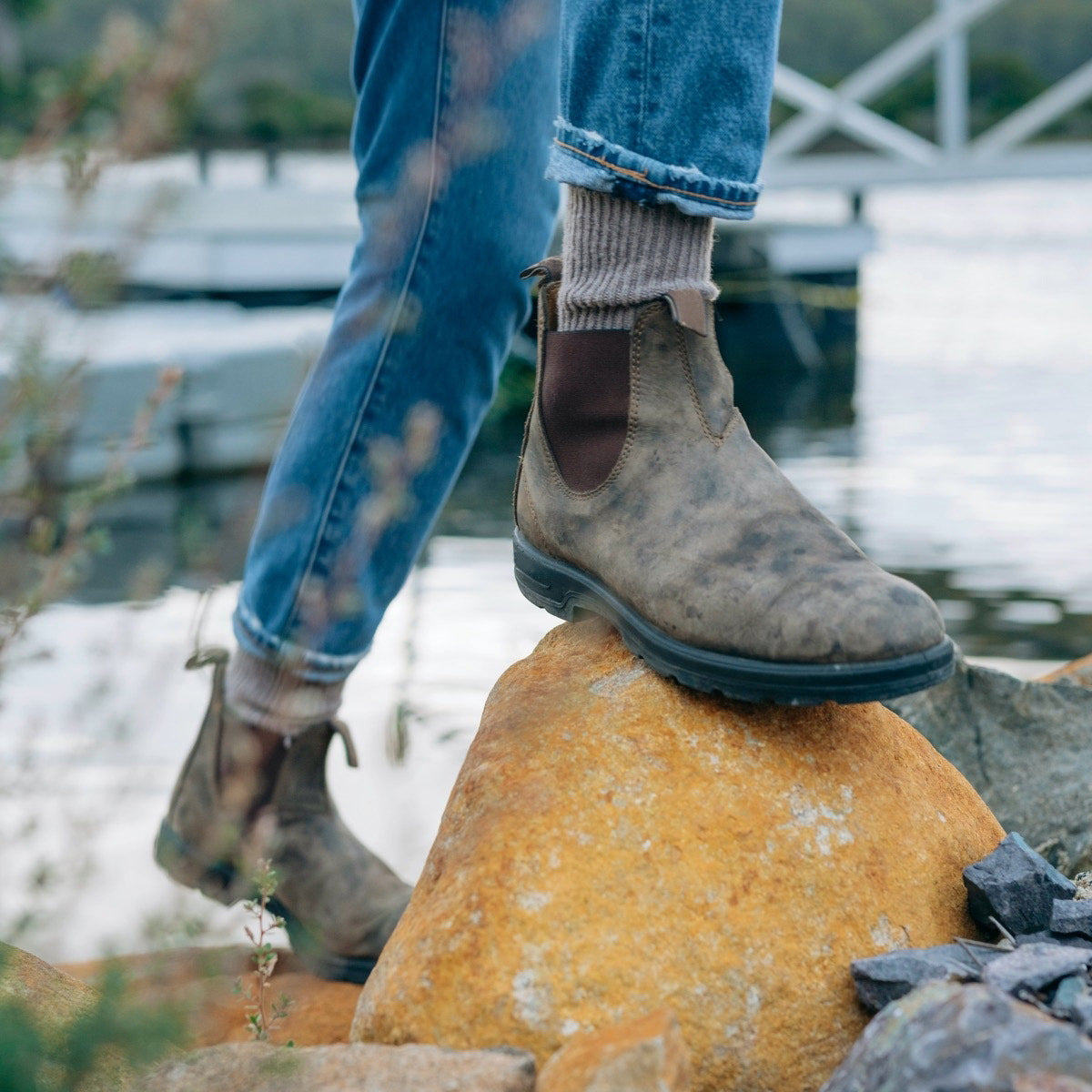 Chelsea-Stiefel – Slipper – Rutschfest – Stiefeletten – Herrenstiefel-Chaps Herrenmode