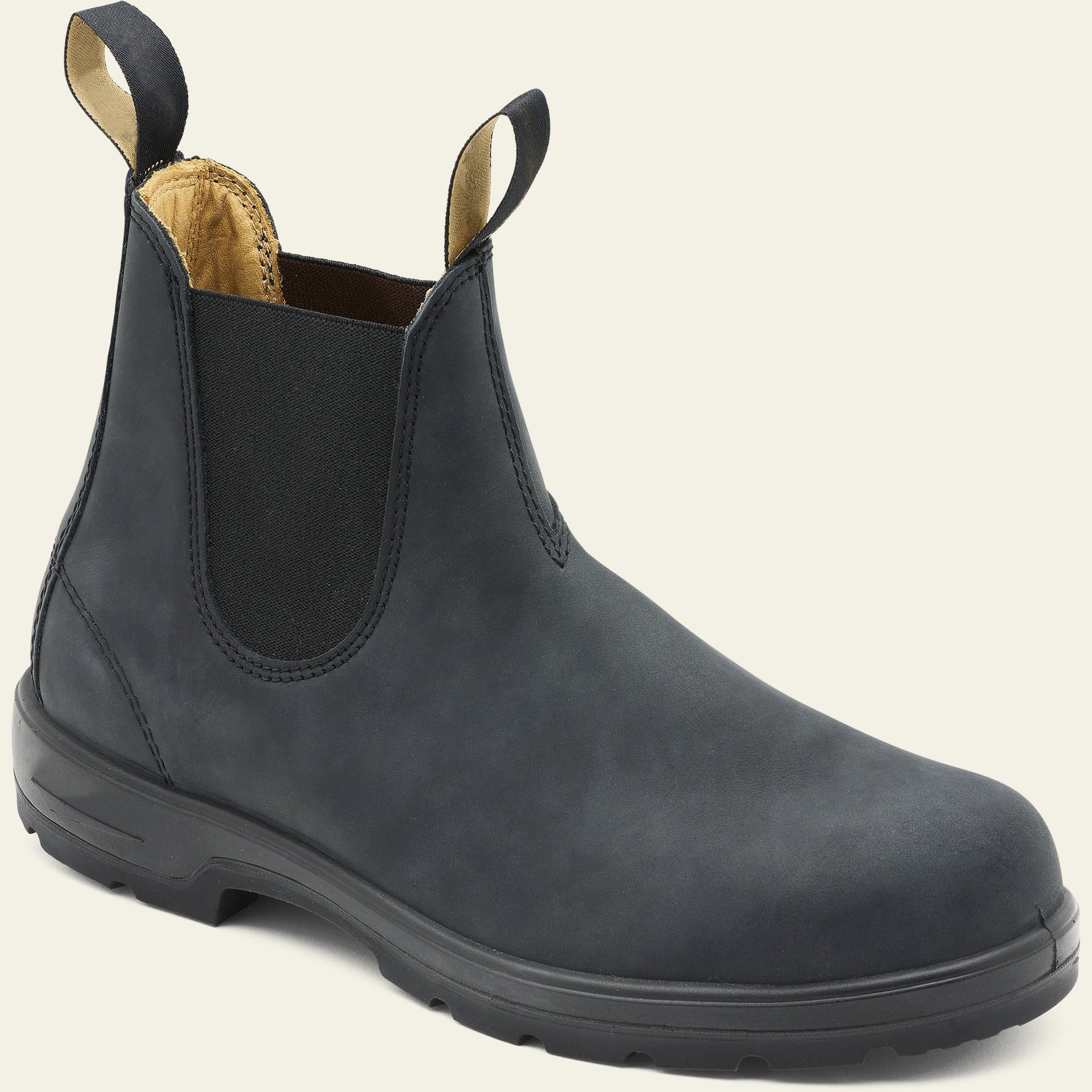 Chelsea-Stiefel – Slipper – Rutschfest – Stiefeletten – Herrenstiefel-Grau-35-Chaps Herrenmode