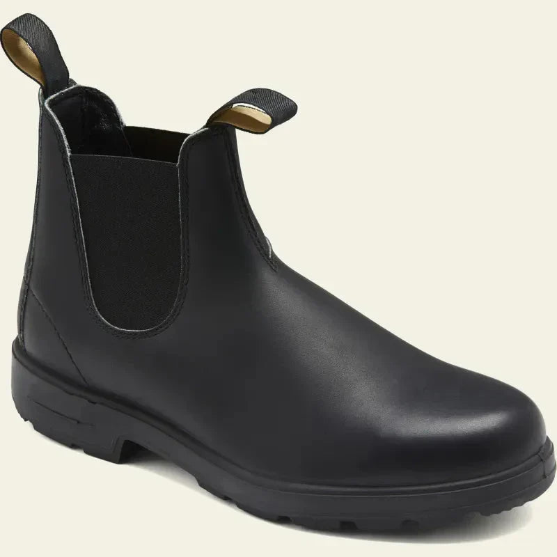 Chelsea-Stiefel – Wasserdichte Slipper-Stiefeletten für Herren-Schwarz-35-Chaps Herrenmode