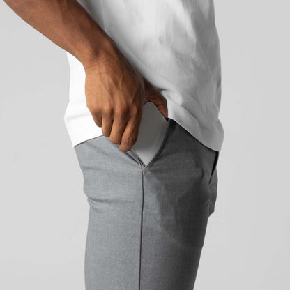 Chino-Hose | Elastische Taille | Stretch | Slim-Fit-Chinos | Herrenhose-Chaps Herrenmode