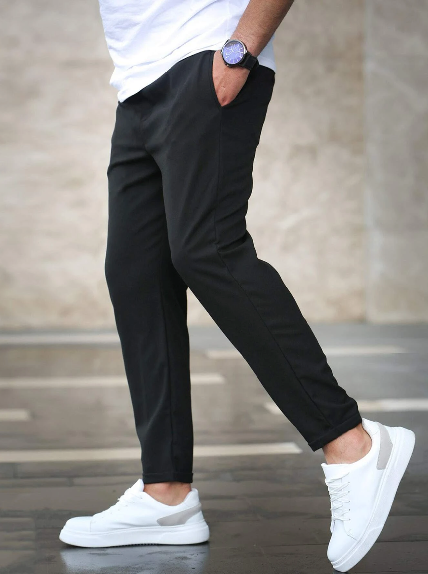 Chino Hose - Herren Casual Skinny Stretch Chino Hose-Chaps Herrenmode