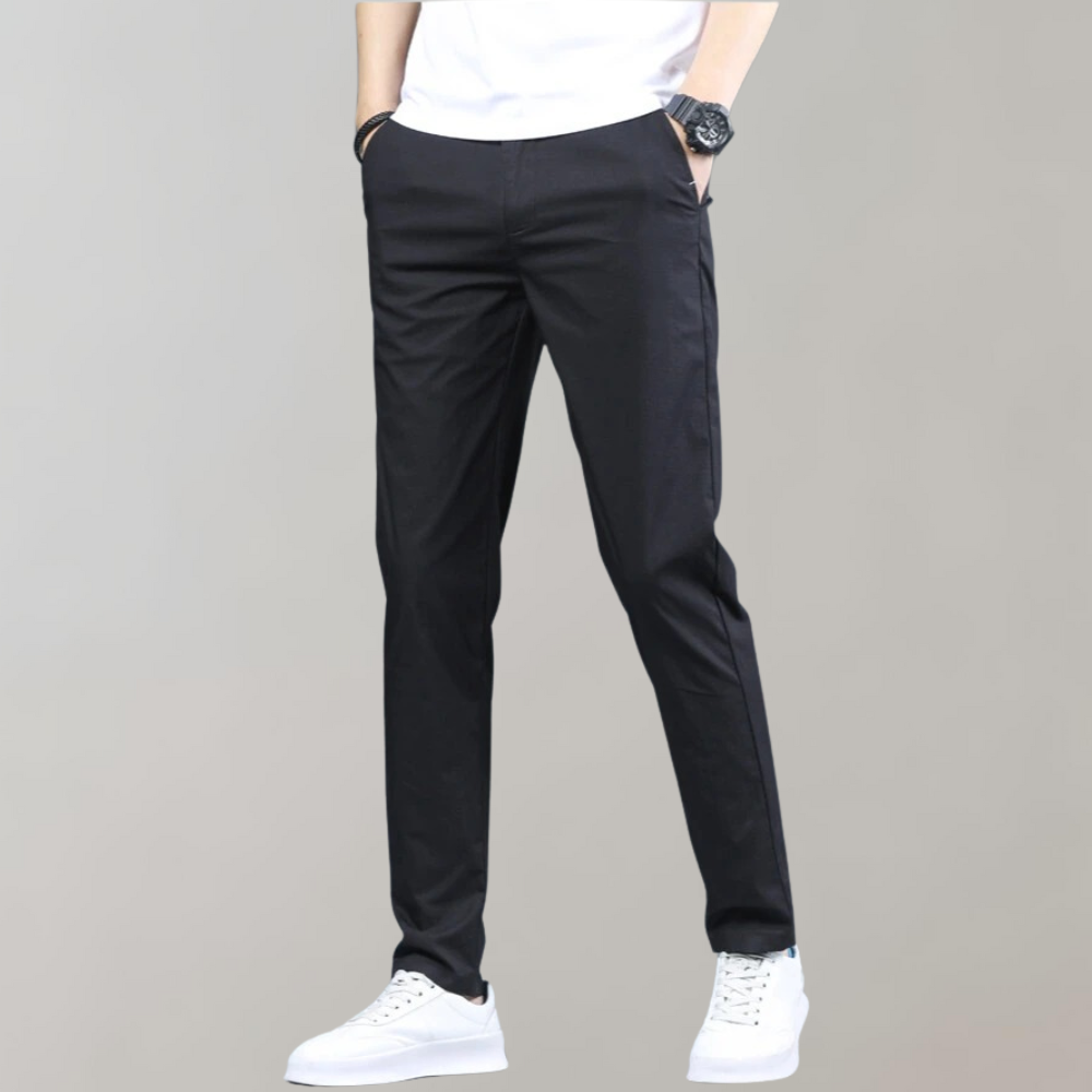 Chinos | Bequem | Elastische Taille | Stretch-Hose | Chino-Hose für Herren-Chaps Herrenmode