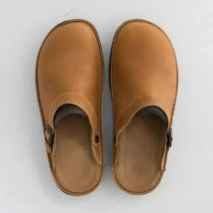 Clogs – Orthopädische Slipper für Männer mit Plateau und Fersenriemen-Chaps Herrenmode