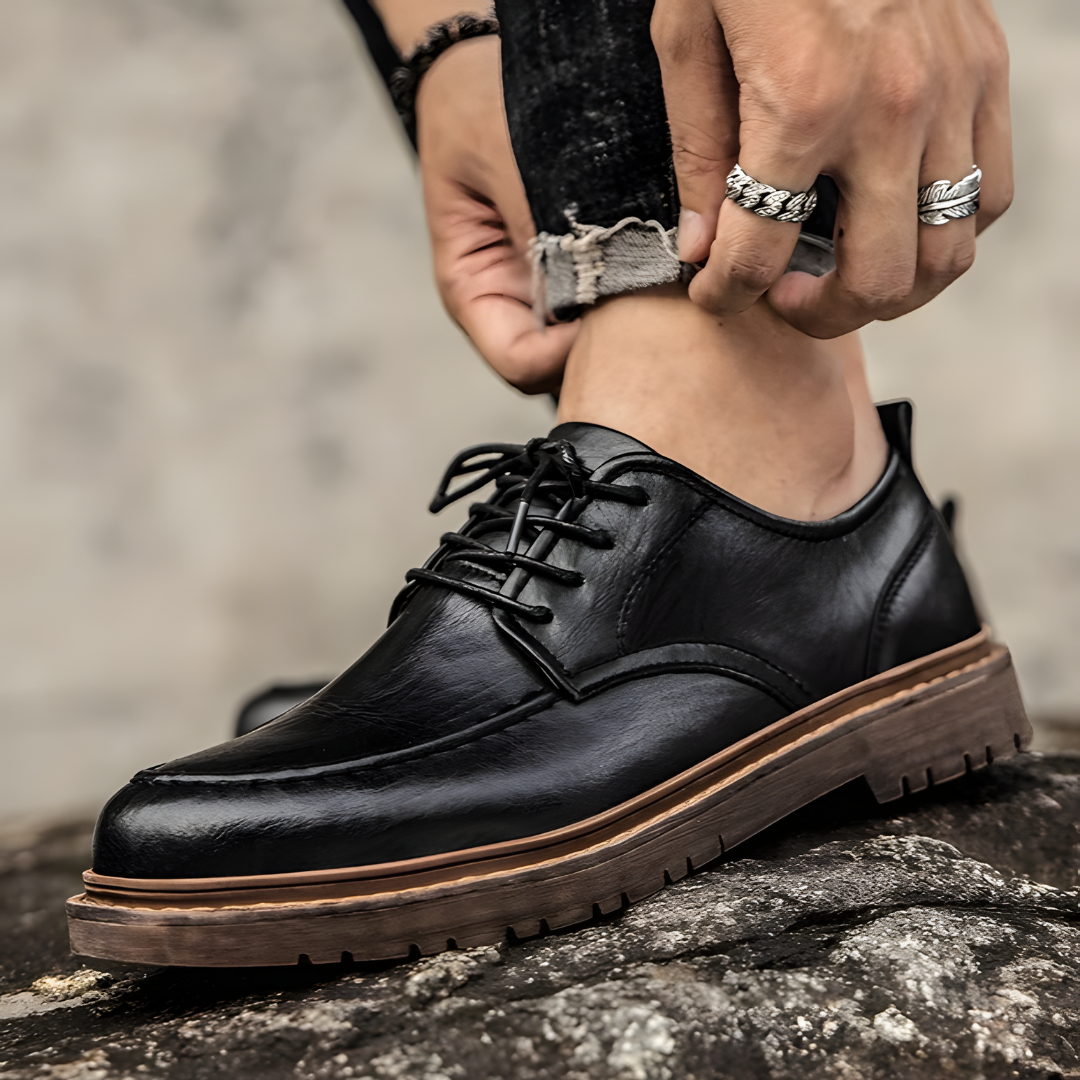 Derby-Schuhe | Freizeit | Schnürschuhe | Lederschuhe | Herrenschuhe-Chaps Herrenmode
