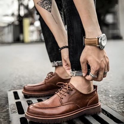 Derby-Schuhe | Freizeit | Schnürschuhe | Lederschuhe | Herrenschuhe-Chaps Herrenmode