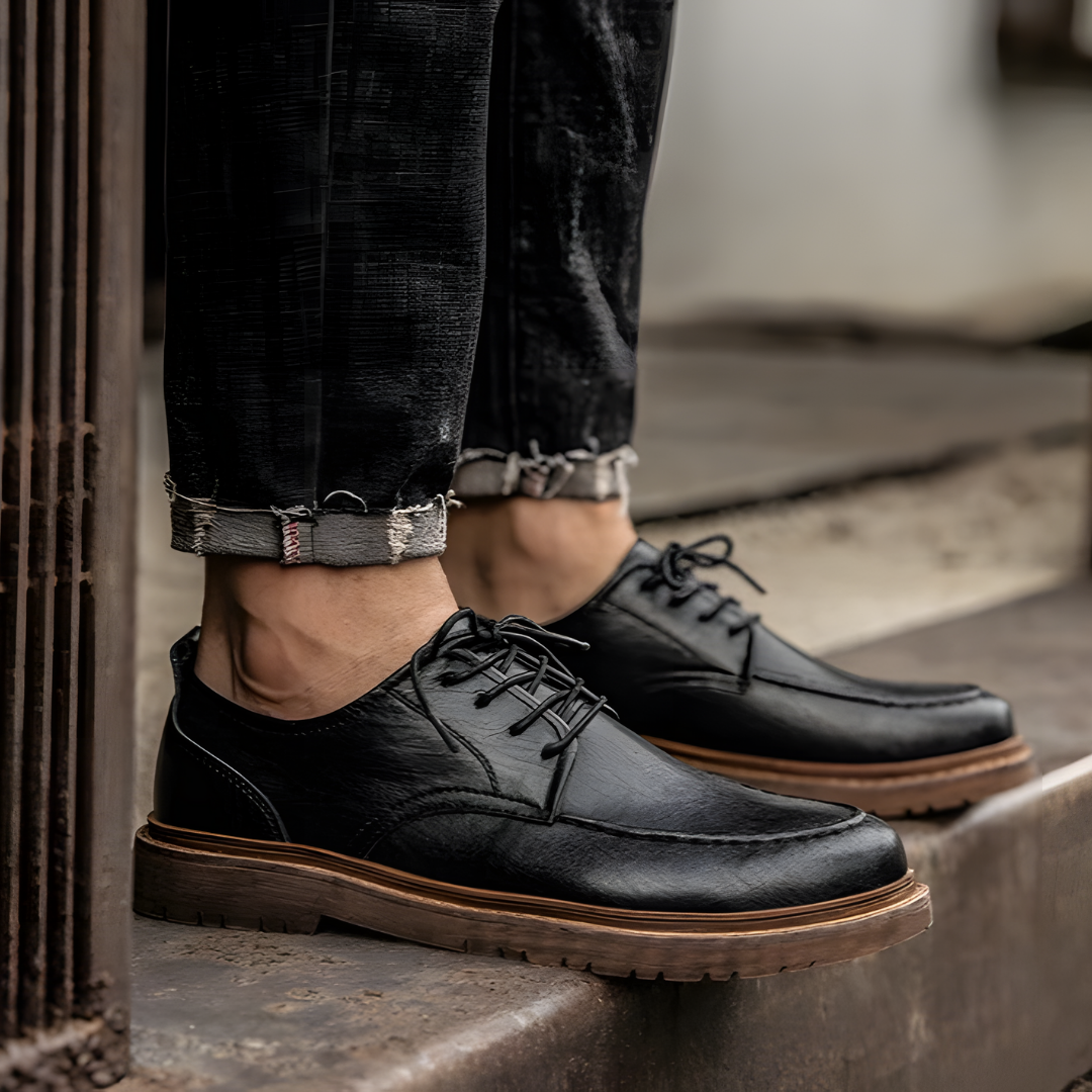 Derby-Schuhe | Freizeit | Schnürschuhe | Lederschuhe | Herrenschuhe-Chaps Herrenmode