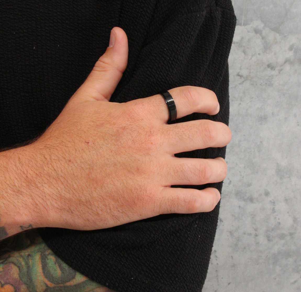 Drehring Herren | Ring zum Drehen | Edelstahl | Anti Stress-Chaps Herrenmode